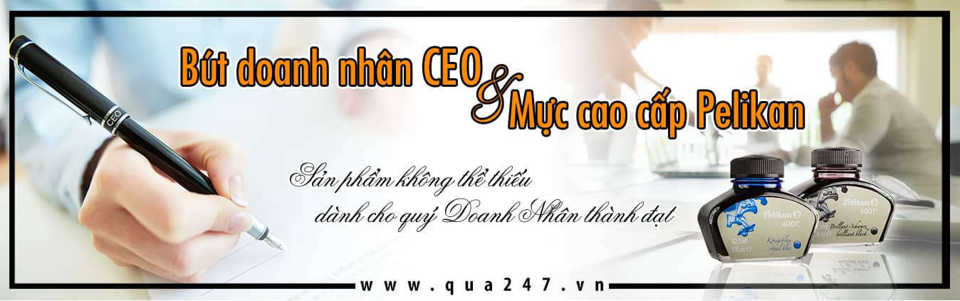 Phân phối bút ceo quà tặng doanh nghiệp - banner